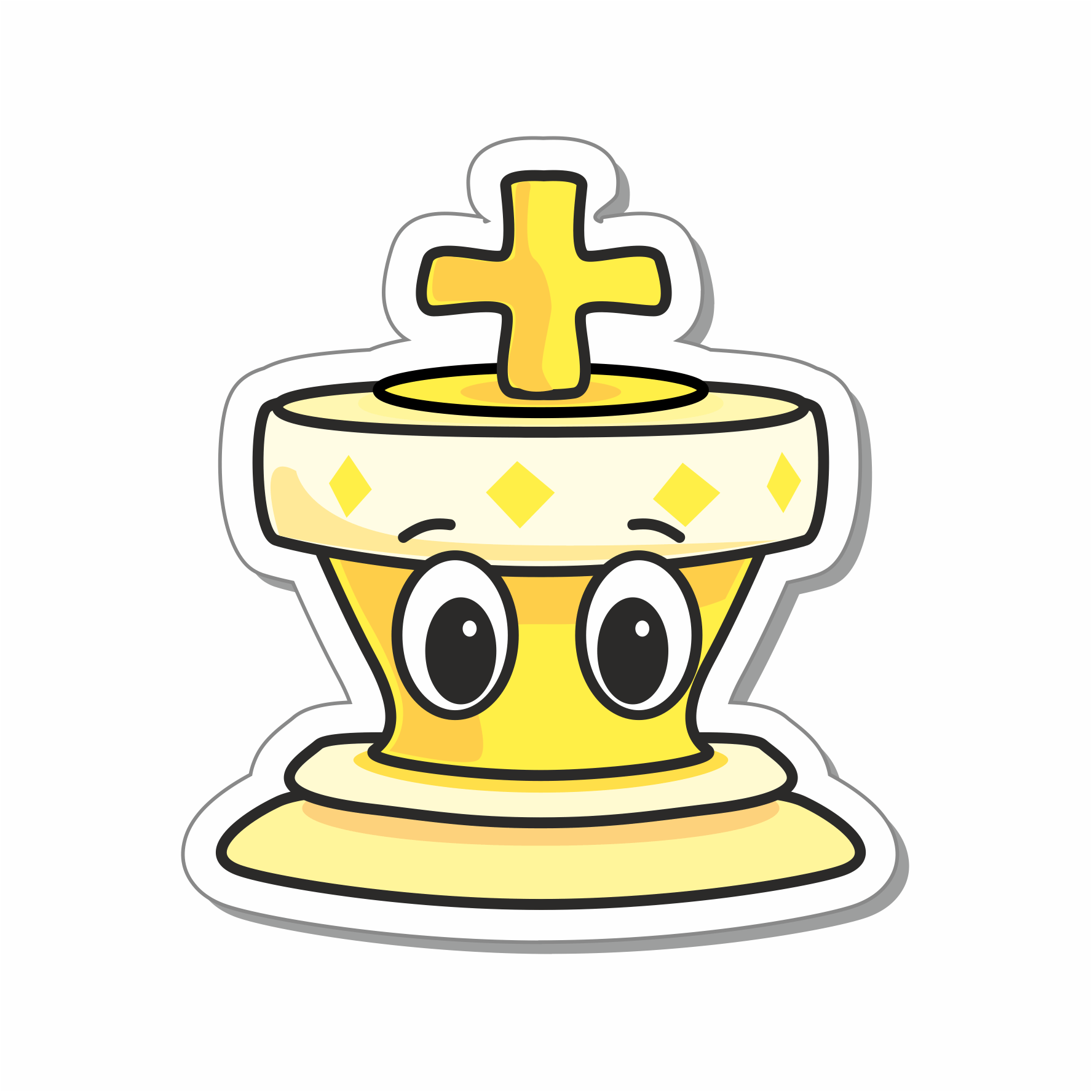 WachVerlag Kinder Magnet Schachfigur König King Gelb Dämmerungsgelb für Demobrett oder als Kühlschrankmagnet 10020Y-K WachVerlag Kinder Magnet Schachfigur König King Gelb Dämmerungsgelb für Demobrett oder als Kühlschrankmagnet 10020Y-K