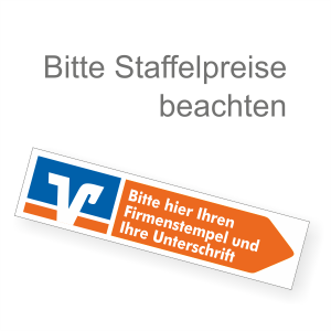 WachVerlag VR-Bank Unterschriftspfeil rechts Bitte hier Ihren Firmenstempel und Ihre Unterschrift 03021R