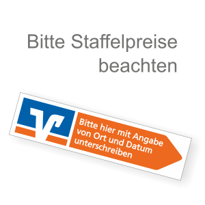 WachVerlag VR-Bank Unterschriftspfeil rechts Bitte hier mit Angabe von Ort und Datum unterschreiben 03023R